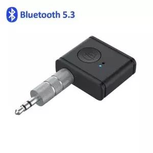 Bluetooth 5.3 보조 수신기 무선 차량용 어댑터 3.5mm 잭 음악 마이크 스피커 핸즈프리