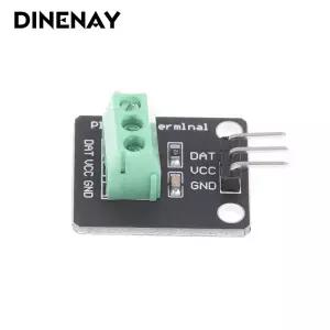DS18B20 온도 센서 모듈 방수 디지털 케이블 Arduino 용 스테인레스 스틸 프로브 터미널 어댑터