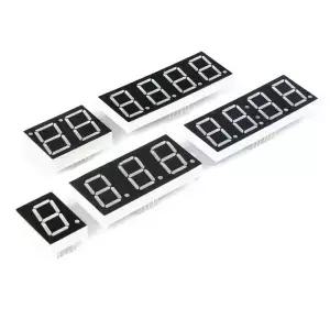 0.56 인치 LED 디스플레이 7 세그먼트 1 비트 2 3 4 디지트 튜브 레드 커먼 음극 양극 디지털 개