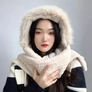 PL 센스 머플러 코지데잇 후드 머플러(베이지) No6
