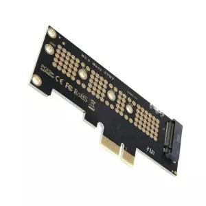 M키 SSD PCIe X1슬롯장착 NVMe 2280 어댑터 M.2장착 카드