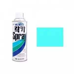 [셀러에이드]스프레이 연청색 페인트 락카 뿌리는 락카스프레이 도색 소모품
