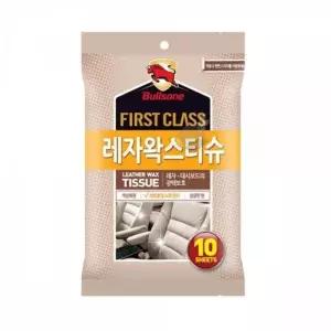 [셀러에이드]가죽 광택 보호 티슈 대쉬보드 세정 레자왁스 자동차왁스 10P 10매