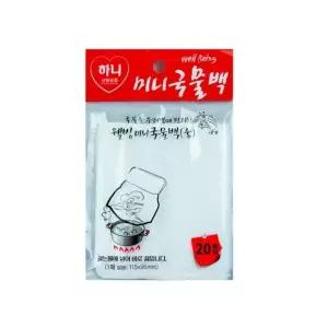 국물백 국물내기 우려내기 미니 찜시트 115x95 95mm 다시팩 멸치육수팩 20매 WFOMIV7