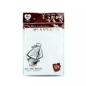 국물내기 국물용 그래픽 로고 비닐팩 우려내기 180x280 12매 5개 다시망 WFOMIWF