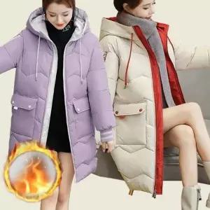 투웨이 포켓 위아 롱패딩 여성 겨울 방한 잠바 커플