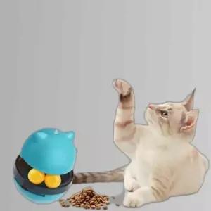 반려묘 고양이 오뚜기 간식볼 장난감 노즈워크 스낵볼