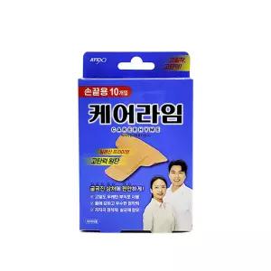 케어라임 일회용 상처 밴드 반창고 손끝용 10매 1개