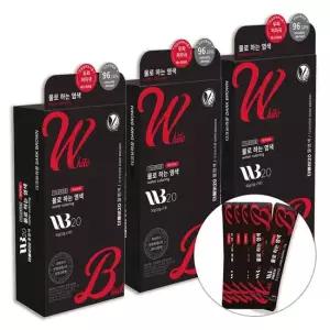 D-B 새치 커버 어성초 맥주효모 영양 물염색약 다크브라운 3팩