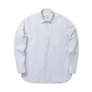 [롯데백화점]프로드셔츠 [세미오버] D-600 Comfortable Oxford Shirt (그레이 스트라이프) PRBOX305GYSP