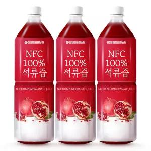 참앤들황토농원 석류즙 NFC 착즙원액 주스 음료 1L 3개