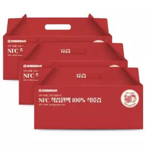 참앤들황토농원 석류즙 NFC 착즙원액 주스 선물 70ml 30포 3박스