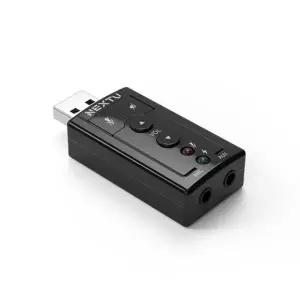 7.1ch USB 아무 외장 사운드카드 서라운드 헤드셋