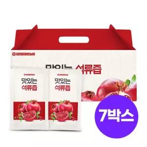 참앤들황토농원 맛있는 석류즙 석류음료 주스 70ml 30포 7개