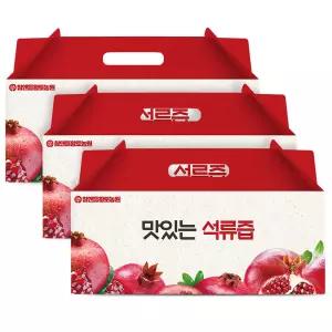 참앤들황토농원 맛있는 석류즙 석류음료 파우치 70ml 30포 3개