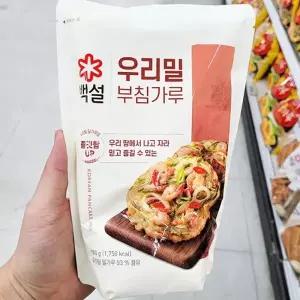 백설 우리밀 부침가루 500g