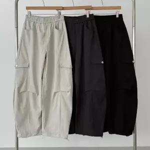빅사이즈바지 X943L606 카고느낌스트링팬츠 TC
