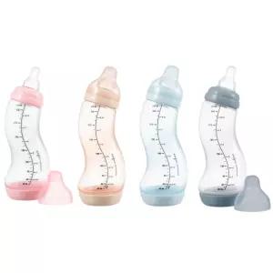 디프락스 배앓이 방지 젖병 실리콘 젖꼭지 250ml X4개