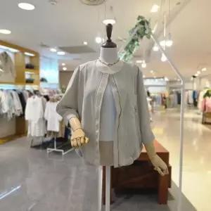 멜로디가든 M26M5J101 라운드 7부집업 자켓