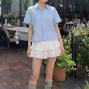 발랄하고 러블리한 캉캉스커트 미니스커트 밴딩 티어드 치마바지