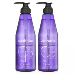 과일나라 컨퓸 헤어 글레이즈 600ml 2개 자연스런 웨이브 볼륨