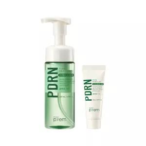 [NEW/쉐이킹버블] 메이크프렘 PDRN 밀크 에센스 버블 클렌저 145ml 기획 (+PDRN 클렌징밀크 21ml)