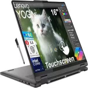 레노버 요가 7i 투인원 노트북 16인치 펜 그레이 1TB 인텔 11 홈 155U USB 지문 16GB LPDDR5X 디스플레이