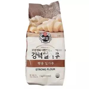 [백설] 강력 밀가루 (빵용) 1kg x 2개
