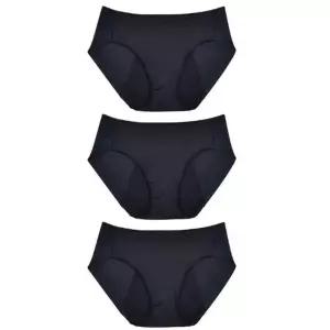 블랙 검정색 생리팬티 3매 월경 위생팬티 빅사이즈