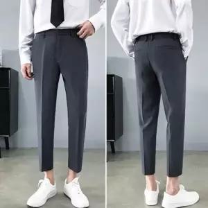 이 봄여름 가을 남성 9부바지 슬림해보이는 배기 정장