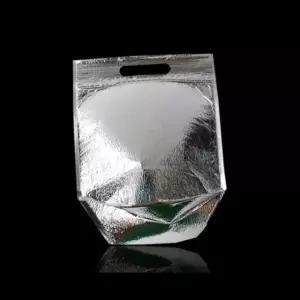 보냉백 도시락가방 보냉백 보냉봉투 보냉팩 밑면5.5cm 지퍼 100P 25X28cm