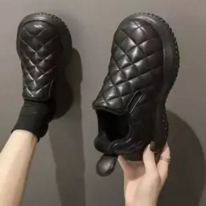 여자 겨울 기모신발 따뜻한 슬립온 패딩운동화 단화