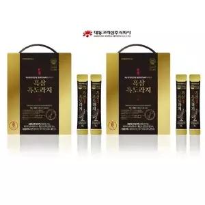 [하프클럽/기타]대동고려삼 흑삼 흑도라지차 10gx100포 1+1 총2개 총200포 가족건강 학교 선물
