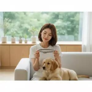 강아지 진드기 기피제 해충 방지 목걸이 65cm 반려견