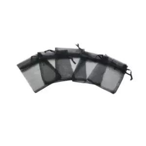 ( )오간자주머니 7x9cm 블랙 메쉬파우치