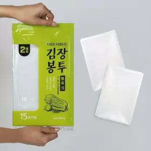 튼튼한 국산 대용량 투명 비닐 김장 봉투 특대형 24매준비용품 24매 주방교체부품 김장용 잡화