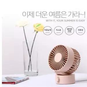 저소음 더블윙 USB 선풍기 탁상형 USB서큘레이터 USB써이터