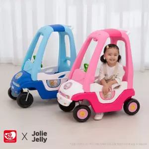 joliejelly 졸리젤리 소프트 지붕차 핸들 멜로디 승용완구 무소음 야야 자동차 그린랜드79