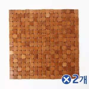 TBZ 내추럴 썸머 마작 대나무 방석 44cmx2개 사우나방석 공부방석