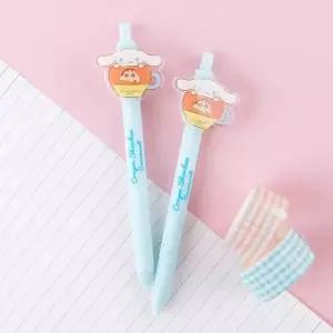 시나모롤X짱구 아크릴 볼펜-컵디자인(블루)-12EA