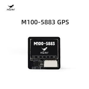 HGLRC M100-5883 나침반 세라믹 안테나가 장착된 GPS 모듈 온보드 LED 표시기 비행기 FPV 장거리용 21x21mm