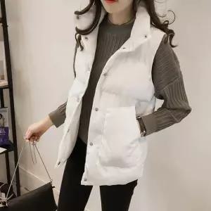 셀럽하우스 여성 3컬러 겨울 캐주얼룩 패딩조끼 패딩점퍼 베스트