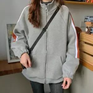 셀럽하우스 여성 2컬러 기모 가을 겨울 루즈핏 트랙 집업 점퍼