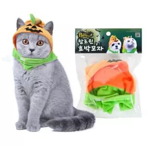 강아지 생일 파티 할로윈 호박 모자애완견 산책용 애견 반려견 패션