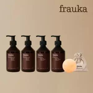 [프라우카] 버치 바디 패키지 (바디워시 300ml 2개+바디로션 300ml 2개+솔트 오스모 페블 1개 )