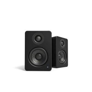 KANTO YU2MB PC 게이밍 데스크탑 스피커 D DAC 우퍼 블랙 | 실크 내장 컴포지트 드라이버 /4인치) 매트 트위터 100와트 페어 서브 1.9CM(3 클래스 USB 돔 앰프 7.6CM(3인치) 출력