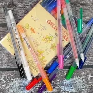 사쿠라 0.6mm 겔리롤 Fine Standard 10색세트잉크볼펜 젤볼 학습용 젤펜 스퀴시 캐릭터 캐릭터젤 팬시 젤리