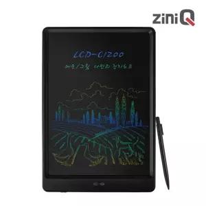 지니큐 LCD-C1200 컬러글씨 전자노트 메모패드낙서장 메모 메모판 드로잉 낙서 보드 칠판