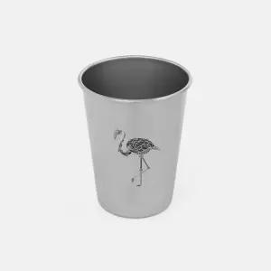 스테인리스 스틸 위생컵 플라밍고 350ml 스텐컵 캠핑컵