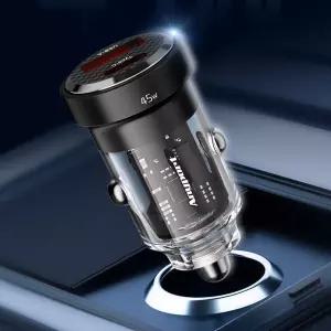 애니포트 QC4.0 PPS 2포트 45W 차량용 고속 충전기용충전기 자동차 폰충전기 스마트 용폰 시거잭 2충전기